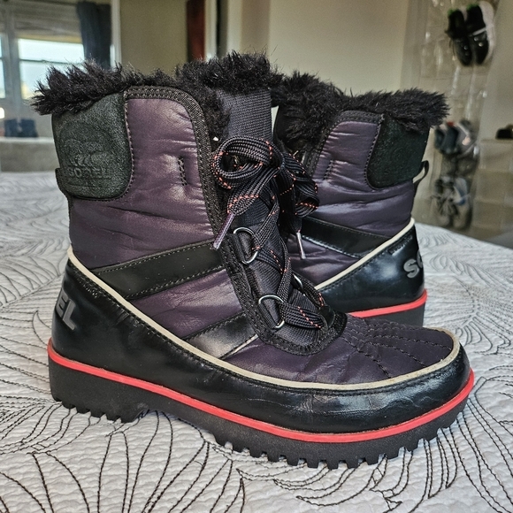 GUC Sorel Tivoli 2 Winter Snow Boot Black Women 6 - Picture 2 of 16